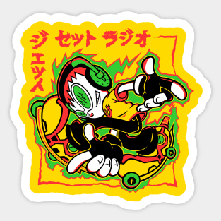 Jet Set Adventure v2 Sticker